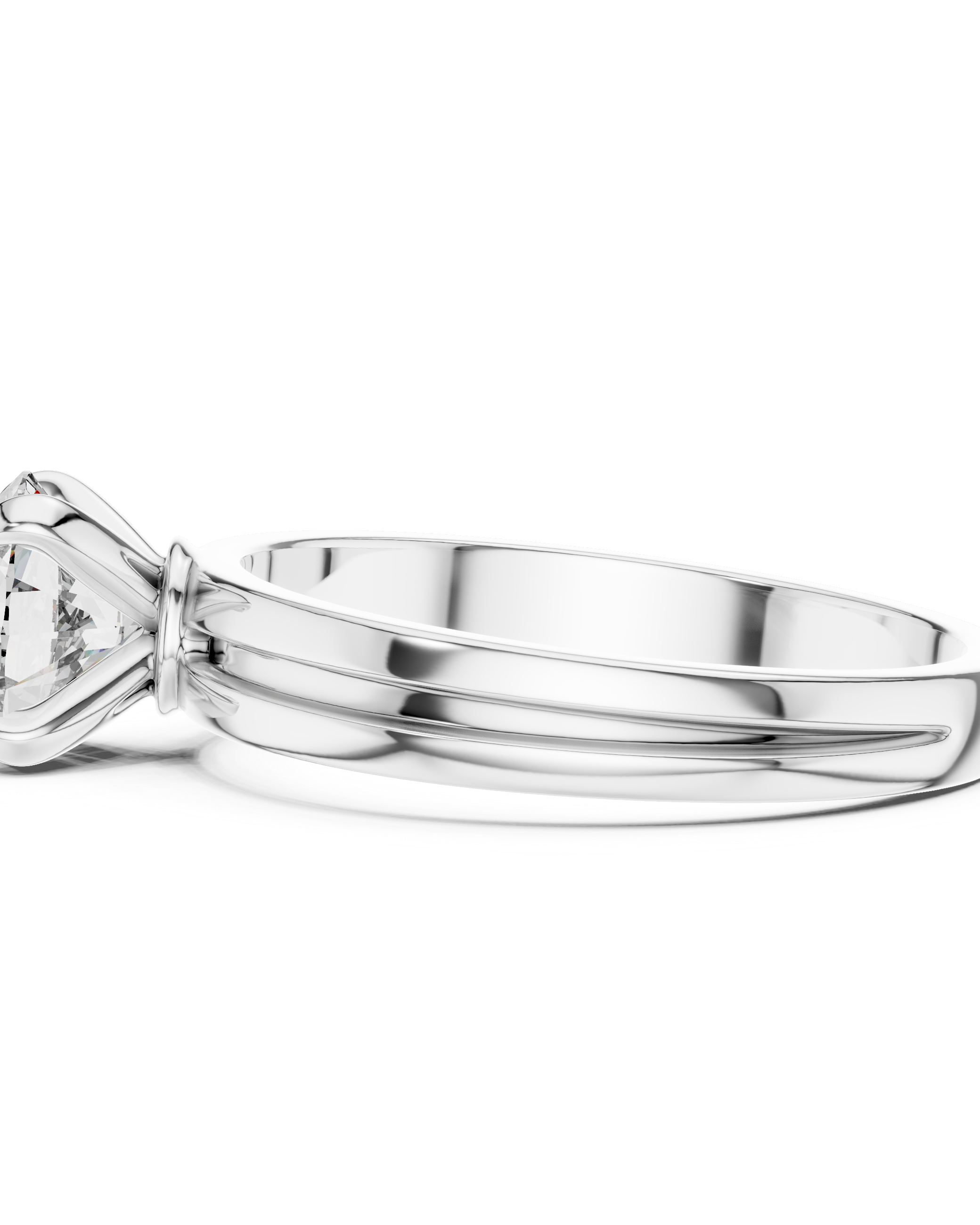 1 Carat Yellow Gold 4-Prong Lab Diamond Ring | The Brillora Jewelry House