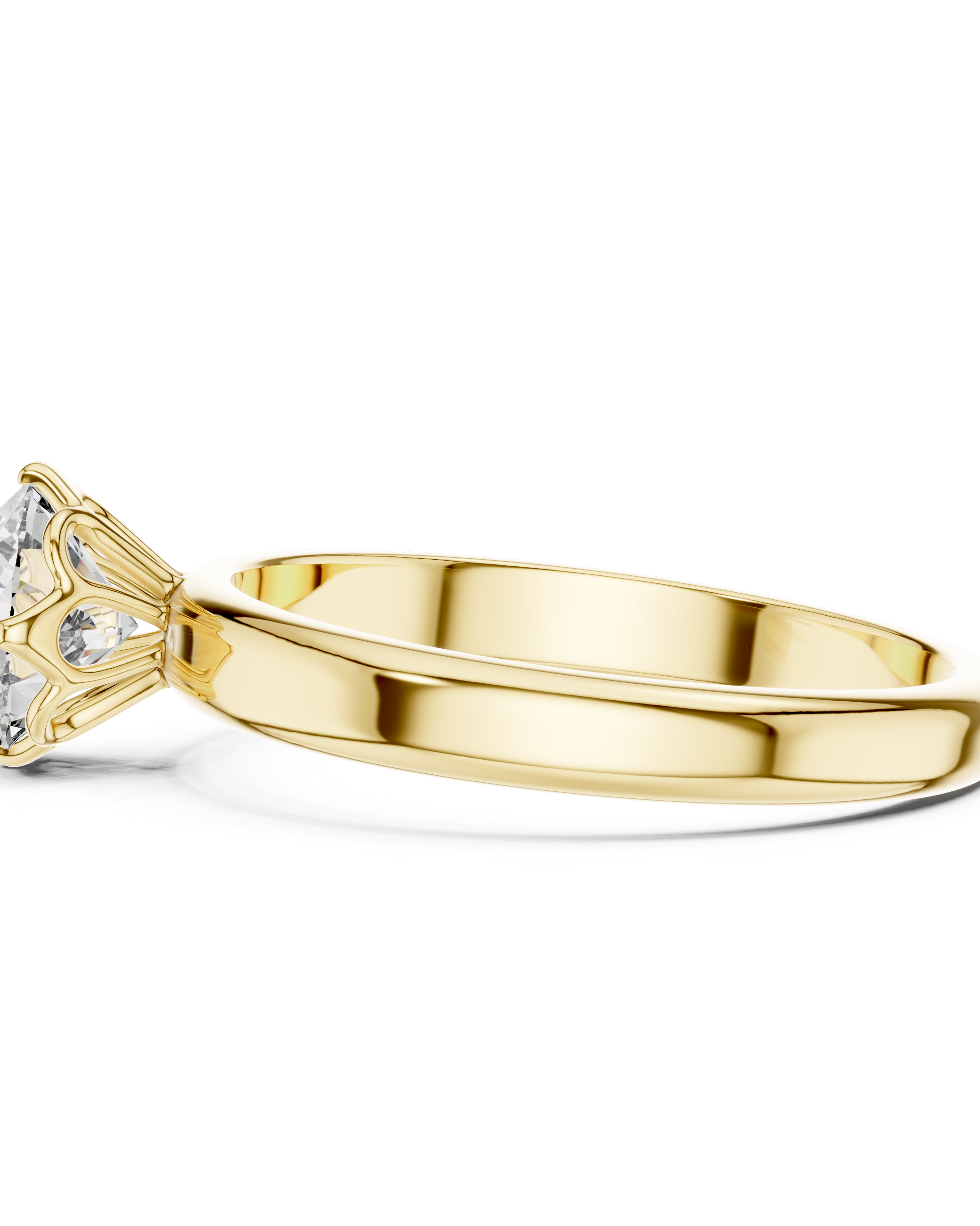 1ct 8-Prong Lab Diamond Ring in Rose Gold | The Brilllora Jewelry House