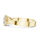 1ct Round Lab Grown Diamond Ring | Gold| The Brillora Jewellery House