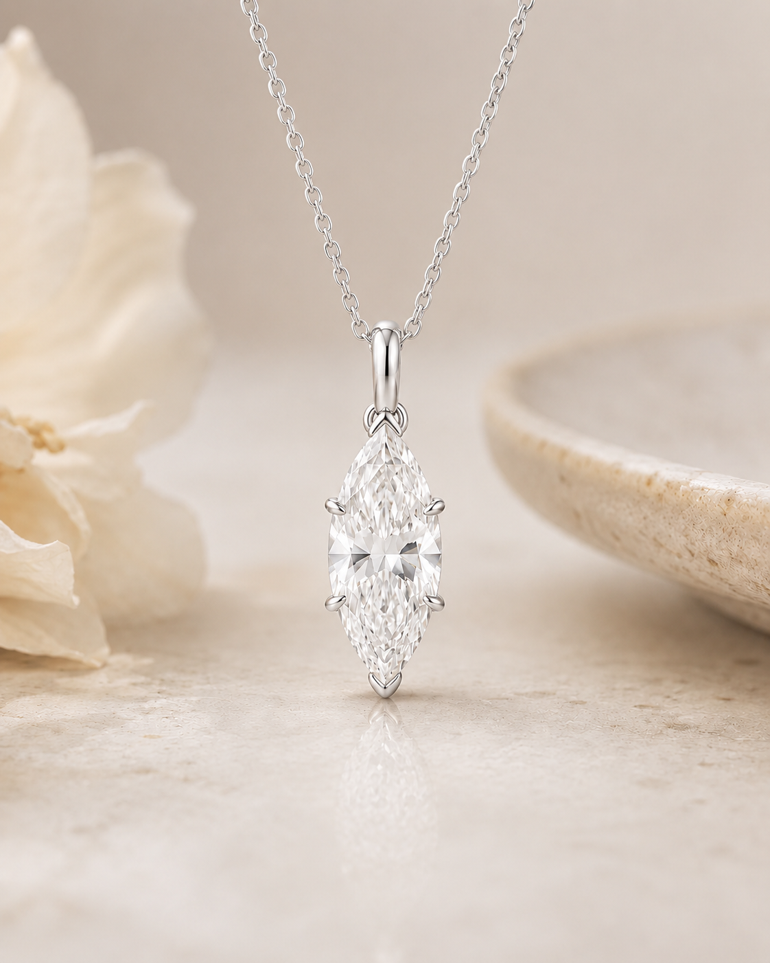 Seraphina Marquise Pendant