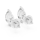 1.50ctw Marquise Lab-Grown Diamond Stud Earrings in Rose Gold } The Brillora Jewelry House
