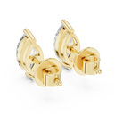 1.50ctw Marquise Lab-Grown Diamond Stud Earrings in Rose Gold } The Brillora Jewelry House