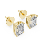 The 2.50 Carat Emerald Cut Lab Diamond Studs | The Brillora Jewelry House