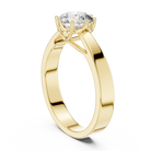 1ct Round Lab Grown Diamond Ring | Gold| The Brillora Jewellery House