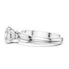 1 Carat Yellow Gold 4-Prong Lab Diamond Ring  | The Brillora Jewelry House