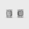 The 2.50 Carat Emerald Cut Lab Diamond Studs | The Brillora Jewelry House
